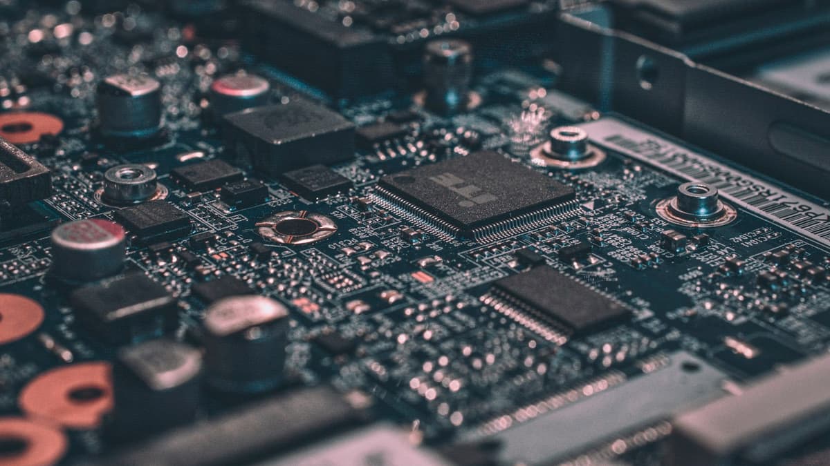 Circuit board image representing AI coding agent security review paths